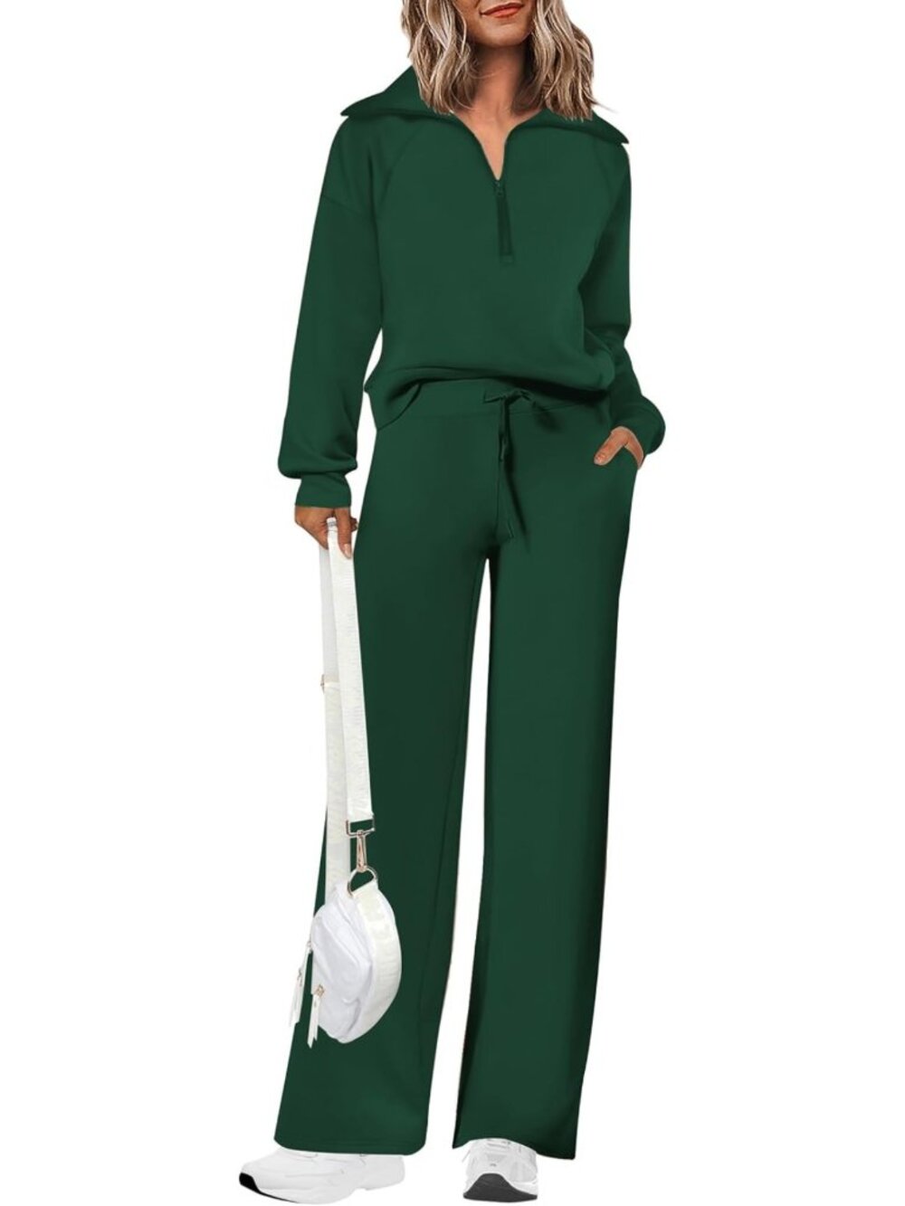 Chic Women's 2 Piece Matching Lounge Set | Cozy Sweatsuit for Casual Wear